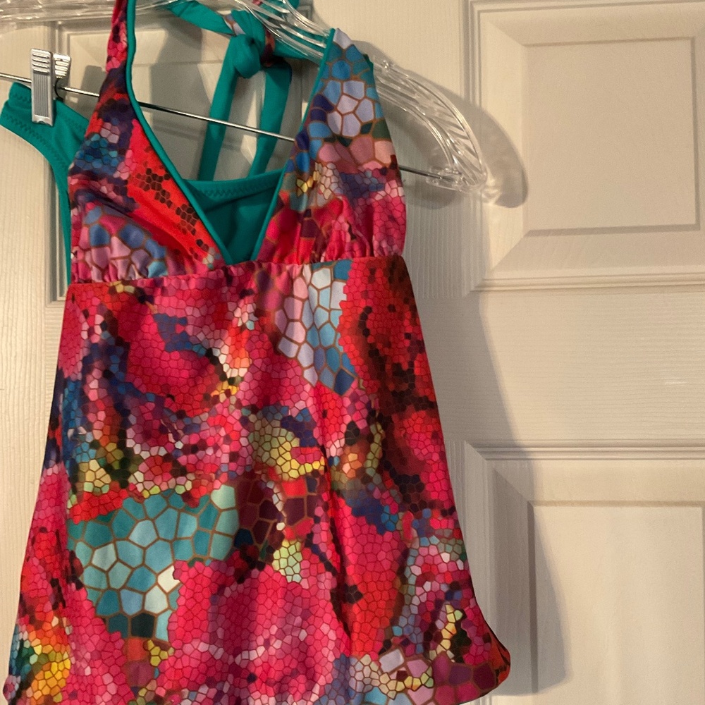 Becca women’s 2-Piece Swimsuit Tankini EUC